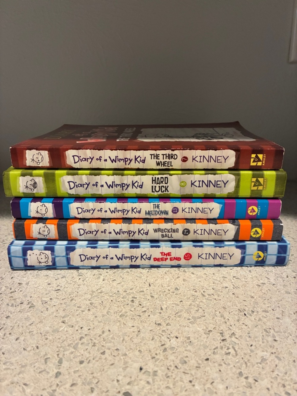 Diary of a Wimpy Kid Books lot of 5